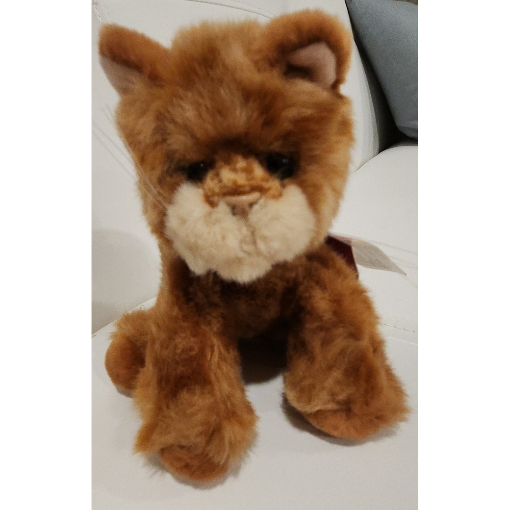 Russ Shining Stars Plush Cat WHISKERS 5" Orange Ginger Tabby Kitten W/ TAGS